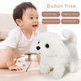 thumbnail image 3 of SUNSIOM Little Puppy Plush Toy Electronic Interactive Toy Barking Stuffed Dog, 3 of 6