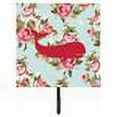 thumbnail image 2 of Caroline's Treasures BB1021-RS-BU-SH4 Whale Shabby Chic Blue Roses BB1021 Leash or Key Holder, Blue, Single Hook, multicolor, 2 of 2