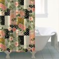 thumbnail image 4 of Pioneer Flower Floral Print Pattern Shower Curtain 84"x72", Bathroom Decorative Shower Curtain Set with 12 Hooks, Waterproof Washable, 4 of 6