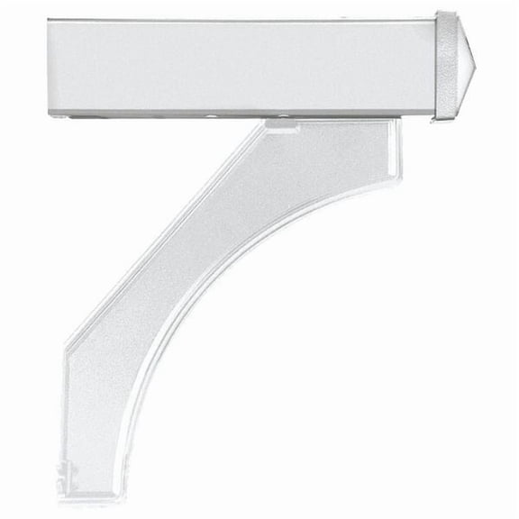 Salsbury Industries 4377WHT Arm Kit Replacement for Deluxe Post for 1 Roadside Mailbox, White
