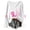 White, variant on Gunia Breast Cancer T Shirts For Women Pink Ribbon Breast Cancer Awareness Gifts Long Sleeve V Neck Shirt Fashion Fall Tops,Size S-3Xl
