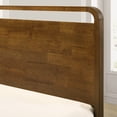 thumbnail image 5 of Roundhill Furniture Eldren Wood Platform Bed in Walnut Finish, King, 5 of 11