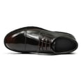 thumbnail image 3 of Santimon Coffee Dress Shoes for Men Cap Toe Derby Shoes Business Formal Shoes for Wedding Formal Occasions US 8.5, 3 of 8