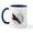 White/Navy Inside, variant on CafePress - Flying Crow Mug - 11 oz Ceramic Mug - Novelty Coffee Tea Cup