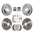 thumbnail image 1 of Transit Auto Front Rear Disc Brake Rotors Semi-Metallic Pads and Drum Kit (7Pc) for Car Chevrolet Cobalt Pontiac G5 K8S-102310, 1 of 11