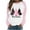 Pink, variant on successthop Christmas Womens Sweatshirts Tree FLeece Plus Size Crewneck Long Sleeve Sweaters Pullover Top Print Clothes