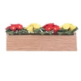 thumbnail image 3 of Cama De Flores Para Casa De Muñecas, Hermosa Resina De Madera Para Maceta De Casa De Muñecas 1:12 Para Alféizar De Ventana, 3 of 7