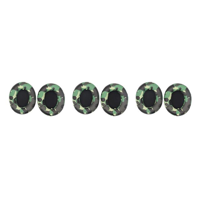 Bearachild Almohadillas de cuero montadas en la cabeza para auriculares, 2 piezas, protección auditiva, almohadillas para los oídos para color camuflaje 3Conjunto