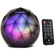 Portable Bluetooth Speakers, Wireless Mini LED Colorful Crystal Stereo Ball Speakers with Remote Control,Party Dance Light Aux Input TF Card Music Player Com iPhone Samsung Laptop