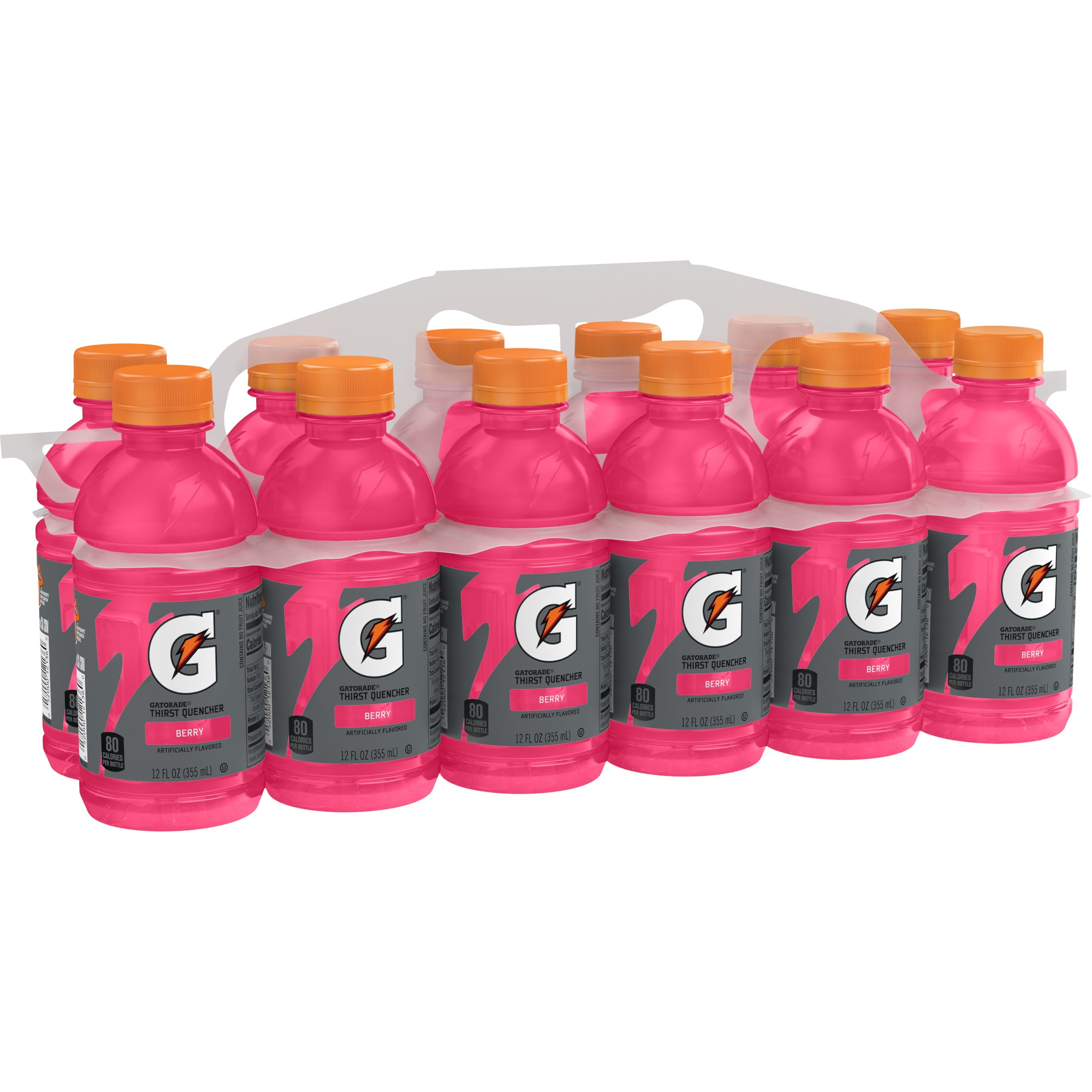 Gatorade Thirst Quencher Berry Sports Drink, 12 fl oz, 12 Count Bottles