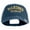 Navy, variant on Marines Veteran Embroidered Washed Solid Pigment Dyed Cotton Twill Brass Buckle Cap - Olive OSFM
