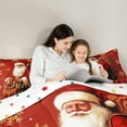 thumbnail image 4 of Manfei Retro Santa Claus Full Size Comforter Sets,Merry Xmas Bedding Comforter Set,Christmas Gifts Bedding Sets For Teens,Luxury Bedroom Decor Reversible,3 Pieces, 4 of 7