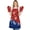 apron, variant on adaychics Oven Mitts and Apron Set Quilted American Flag Patriotic Kitchen Gloves and Adjustable Cooking Apron Set for Kitchen