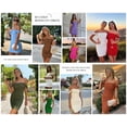 thumbnail image 5 of PRETTYGARDEN Cocktail Dresses for Women Summer Off Shoulder Bodycon Mini Graduation Party Spring Wedding Guest Dress, 5 of 8