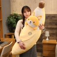 thumbnail image 1 of 60/100cm Animals Banana Plush Toy Soft Fruit Plushie Cat Rabbit Shiba Inu Pillow Super Soft Kids Toy Baby Doll Birthday Giftbrown shiba inu60cm Deng Xun unisex, 1 of 2