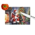 thumbnail image 3 of Rottweiler and Santa Claus Glass Cutting Board 12 in x 15 in, 3 of 5