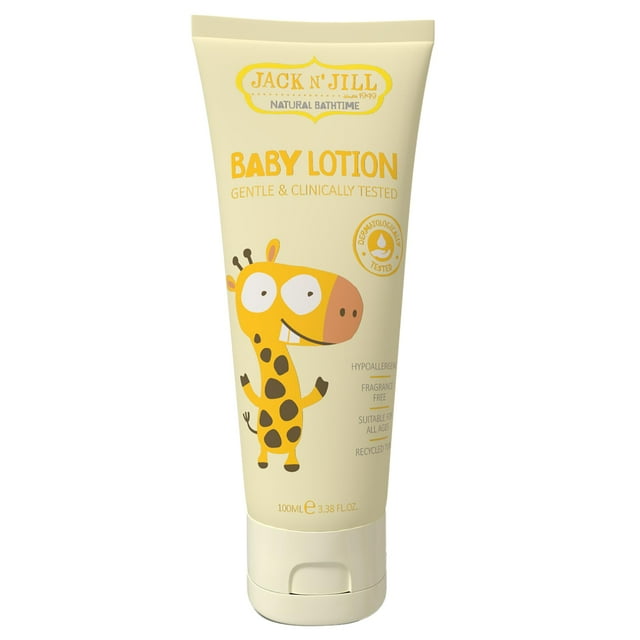 Loción para bebés JACK N' JILL Natural, hipoalergénica, 100 ml