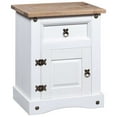 thumbnail image 1 of vidaXL Table de Chevet avec Tiroir Pin Mexicain Gamme Corona, 1 of 2