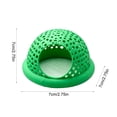 thumbnail image 3 of Aquarium Floating Cave with Feeding Ring, Breeding Shelter for Cichlid Betta Fish Shrimp, Hollow Mesh Hideout Ornament, Safe Tank Decor for Small Fish Spawning Play, 3 of 6