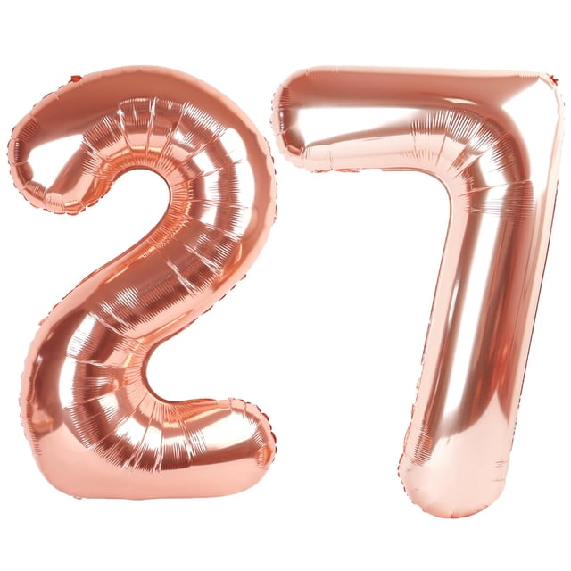 Lámina de mylar Globalon Kelfuoya, 40 pulgadas, oro rosa, número 27