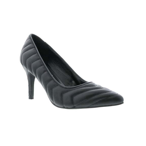 Bellini Ames Women Dress Pump Shoes In Black Smooth