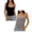 Black & Grey, variant on YUEHUA 2-Pack Women's Lace Cami Y2K U Neck Spaghetti Strap Sleeveless Lace Tank Top Camisole Shirts