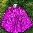 thumbnail image 5 of D-GROEE Cheerleading Pom Poms with Straight Handle, PET Pom Poms Hand Flowers Cheerleader Pompoms for Sports Cheers Ball Dance Fancy Dress Night Party, 5 of 6