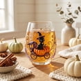 thumbnail image 2 of Halloween Glass Cups, Wine Glasses, Glassware Drinking Glasses, Stemless Drinking Glass with Cute Designs, Clear Cups for Cocktails, Juices & Iced Coffee (C), 2 of 8