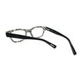 thumbnail image 3 of Eyebobs Fizz Ed 2239-51 Unisex Oval Frame Reading Eyeglasses in Zebra Print 50 mm, 3 of 4