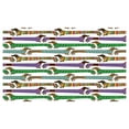 thumbnail image 4 of Dog Lover Ceramic Toothbrush Holder, Cartoon Style Dachshunds Dressed in Pyjamas Chevron Lines Polka Dots and Hearts, Decorative Versatile Countertop for Bathroom, 4.5" X 2.7", Multicolor, 4 of 4