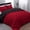 01 - Red/Black-Twin, variant on Comforter Set - Red  Reversible Bed For All Seasons Black/red 1 (66"x92") And 1 Pillow Sham (20"x26"+2")