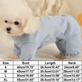 thumbnail image 3 of Stretchy Non-Restrictive Dog Pajamas for Small Medium Large Dogs, Summer Breathable Pet Pjs for Indoor Outdoor Daily Use(L,Yellow), 3 of 3
