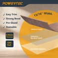 thumbnail image 4 of POWERTEC 72458N Walnut Edge Banding with Dual Edge Banding Trimmer – 13/16" x 50 Ft Pre-Glued Veneer Edging Tape Roll for Cabinet Repair, Furniture Restoration, Shelving & DIY Projects, 4 of 10