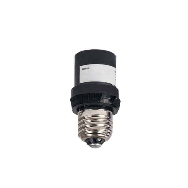 Automatic Sensor Light Bulb Socket Control Dusk to Dawn Photocell Screw In / Black Color