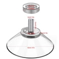 thumbnail image 3 of Wall Mount Threaded Suction Cup, Non-slip Fixing Strong Transparent Suction Cup M4 Thread, 40mm Suction Cup, Suitable for Home, Kitchen, Furniture Installation 4pcs, 3 of 8