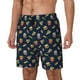 thumbnail image 1 of Balery Fastfood Bañador para hombre, shorts de playa de secado rápido con entrepierna y forro de compresión-Small, 1 of 6