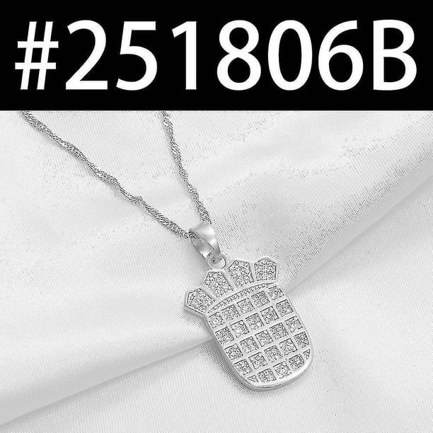 Anniyo Albania Bosnia Colgante S Joyería Con Zirconia Cúbica #251106