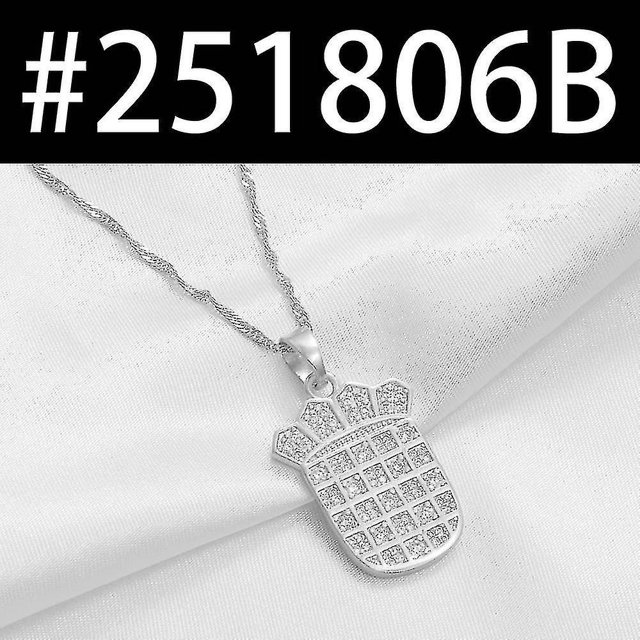 Anniyo Albania Bosnia Colgante S Joyería Con Zirconia Cúbica #251106