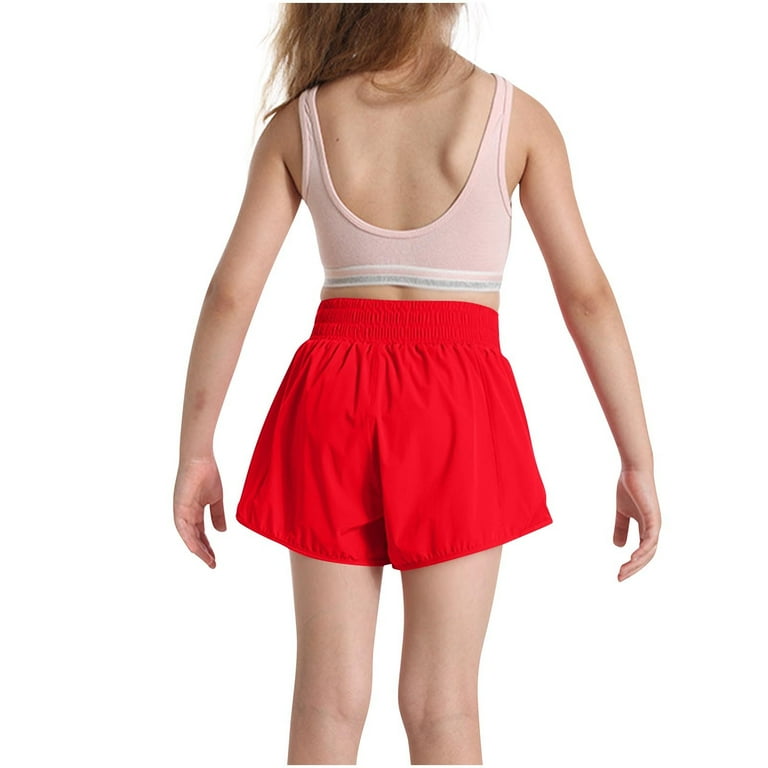 Shorts for Big Girls High Waist Wide Leg Shorts for Kids Summer