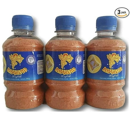 Miguelito El Original Mexican Candy Chili Powder 3 bottles 8.8 Oz each