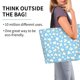 thumbnail image 2 of Balery Blue Popcorn Bolsa Tote Estilo Estético con Cremalleras, Bolsa de Hombro, Bolsa de Compras Grande y Plegable, 2 of 8