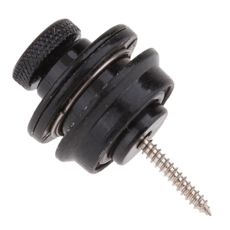 Guitar Strap Locks Buttons s Strap Retainer System - Black, as described