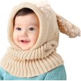 thumbnail image 2 of Gorro, bufanda, sudadera con capucha y solapa para niños pequeños, color rojo Bienvenu, 2 of 6