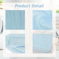 thumbnail image 2 of 3 Sizes BathTowel Sets, Solid Color Soft Bathroom Shower Towels for Hotel, Spa and Bathroom (Light Blue), 2 of 9