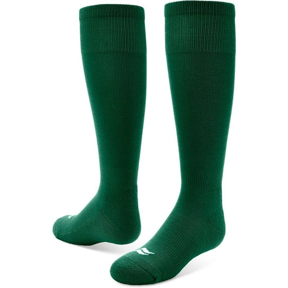 Sof Sole Baseball/Softball Over-The-Calf Team Athletic Performance Socks, Kelly Green, Small 13-14Y, 2 Pair