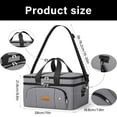 thumbnail image 3 of Spacious Interior Thermal Bag Reusable Leakproof Lunch Container Waterproof Fabric For Outdoor Work, 3 of 8