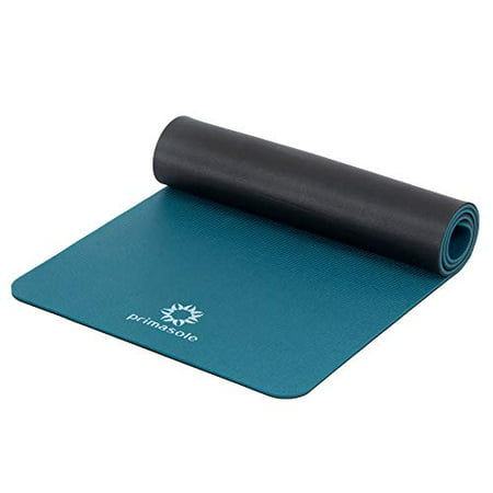 PRIMASOLE Yoga Mat Eco-Friendly Material 1/2" Non-Slip Yoga Pilates Fitness at Home & Gym Twin Color Jango Green/Black. PSS91NH075A