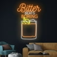 thumbnail image 3 of Handmadetneonsign Bitter Beats Boring Negroni Led Sign, Negroni Neon Light, Negroni Neon Sign, 3 of 5