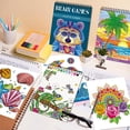 thumbnail image 3 of Libros para colorear Kalysky Colorea por números para adultos, 3 temas, 60 págs., 3 of 9