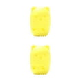 thumbnail image 2 of Wweixi Boîte de Rangement Hygiénique et Durable Lavable et Réutilisable pour Éponges de Maquillage pour Chat Jaune 2Set, 2 of 6